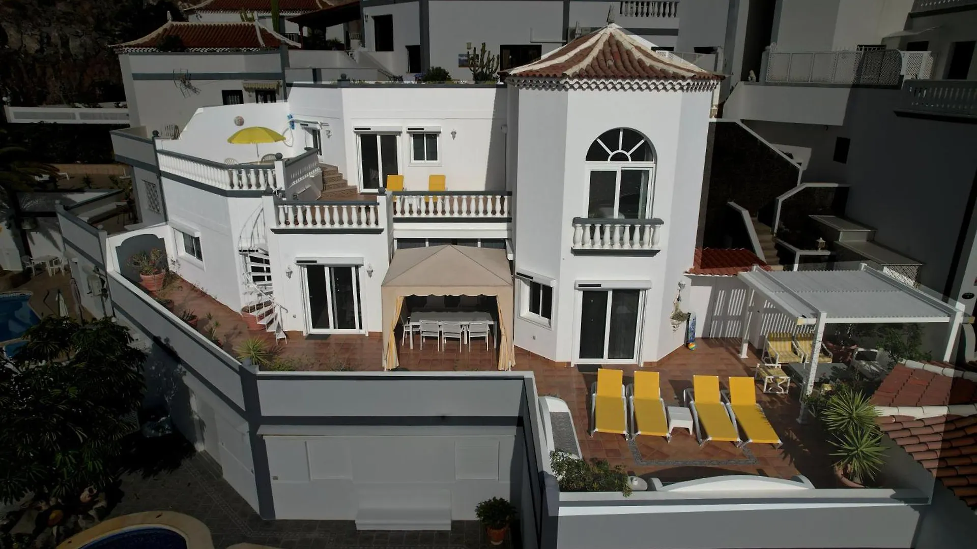אקנטילדו דה לוס גיגנטס Villa Best Views Los Gigantes, Private Splash Pool 0*, אקנטילדו דה לוס גיגנטס ספרד